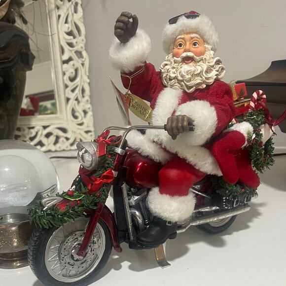 Other - Motorcycle Santa Decor